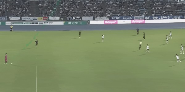 日职乙半场：西川幸之介送礼，古斯塔沃传射，磐田喜悦2-0水户蜀葵