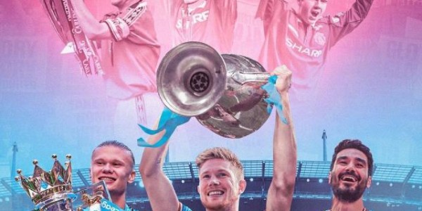 天博官方网站-24年，曼城复制三冠王，“英乙升降机”到达曼联高度